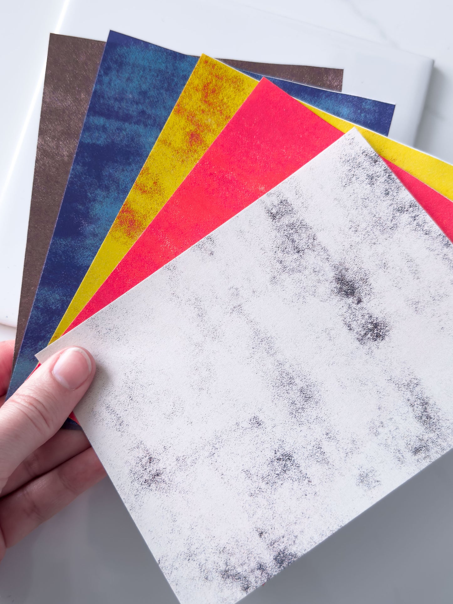 Transfer Paper Grunge Texture | 5 Colours | Exklusive