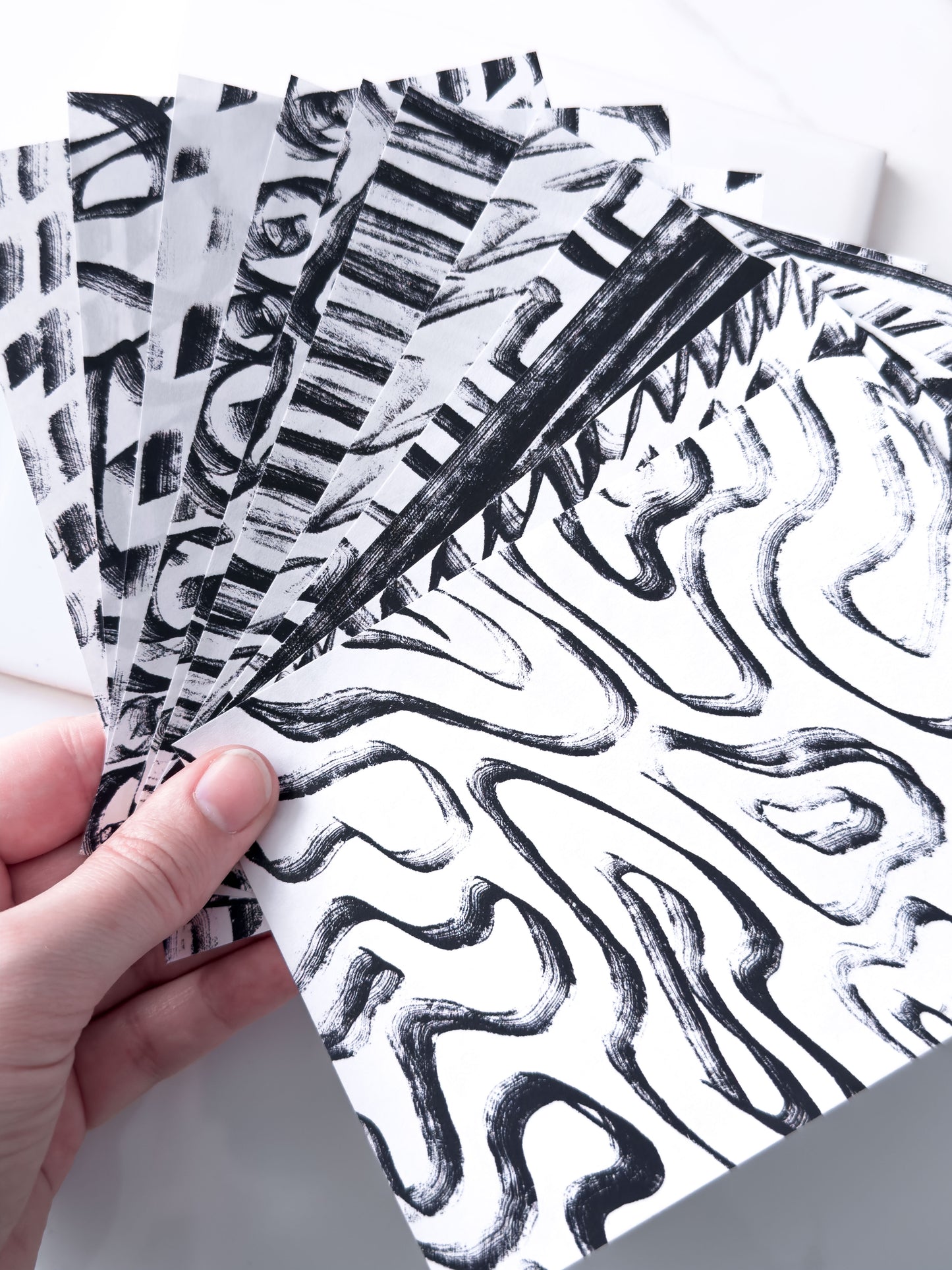 Transfer Paper Abstract Lines | 11 Patterns | Exclusive