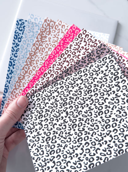 Transfer Paper Leo Animal Print | 8 Colours | Exclusive