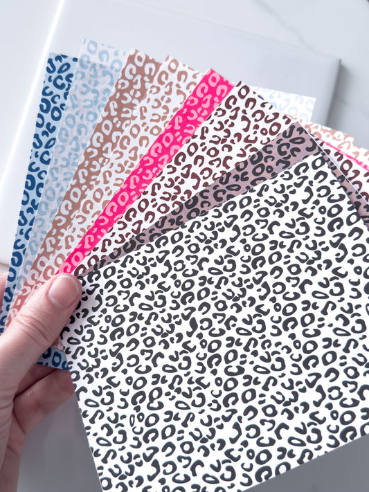 Transfer Paper Leo Animal Print | 8 Colours | Exclusive