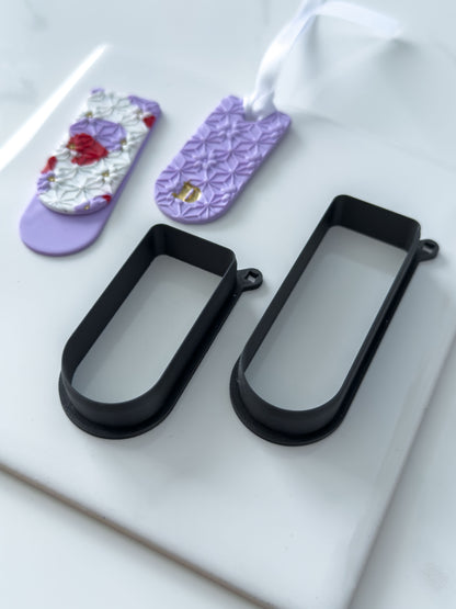 Long Rounded Bookmark Polymer Clay Cutter Set