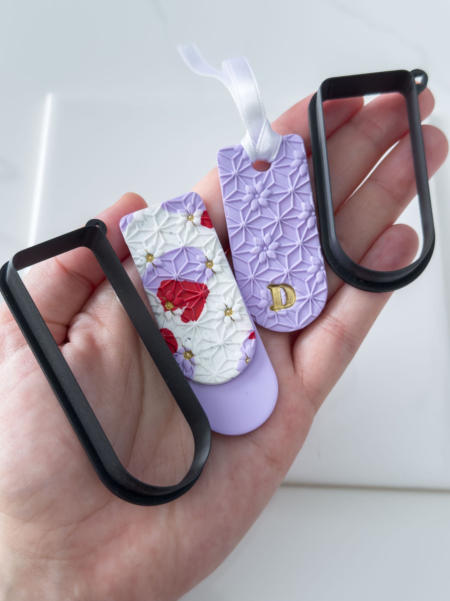 Long Rounded Bookmark Polymer Clay Cutter Set