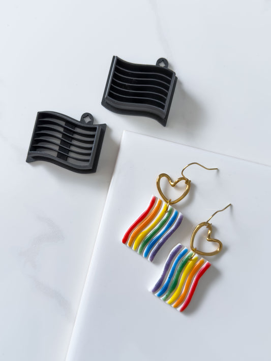 Pride Flag Polymer Clay Cutter