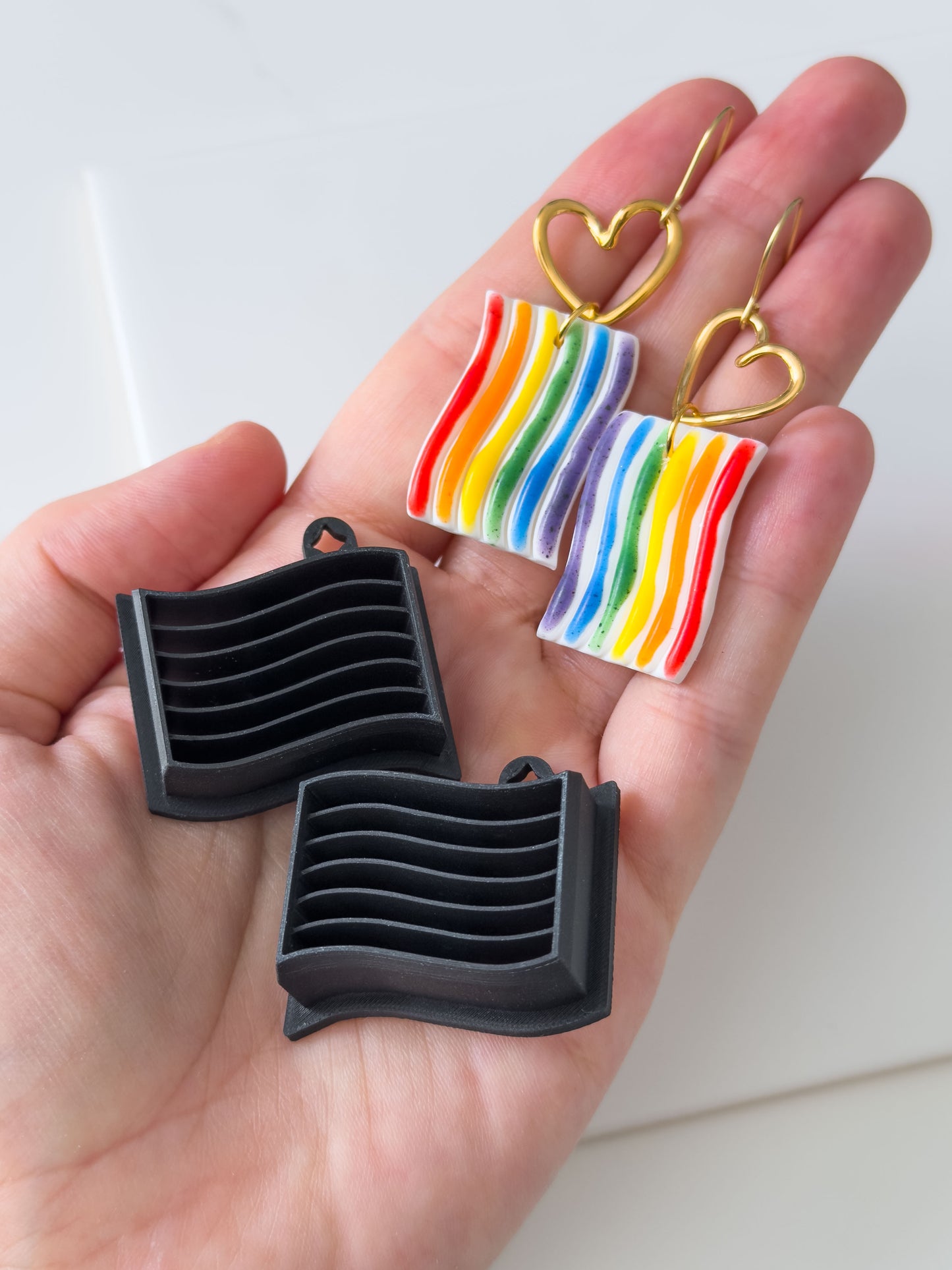 Pride Flag Polymer Clay Cutter