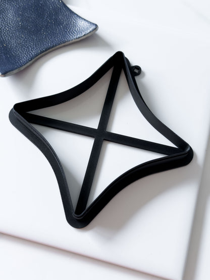 North Star Trinket Dish Polymer Clay Cutter