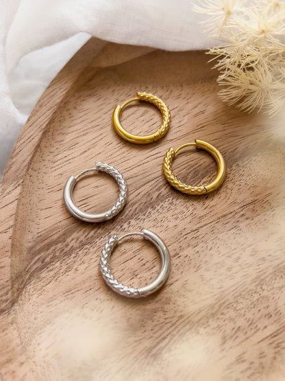 Base Col ✦ MIX&MATCH Reverse Hoop Earrings