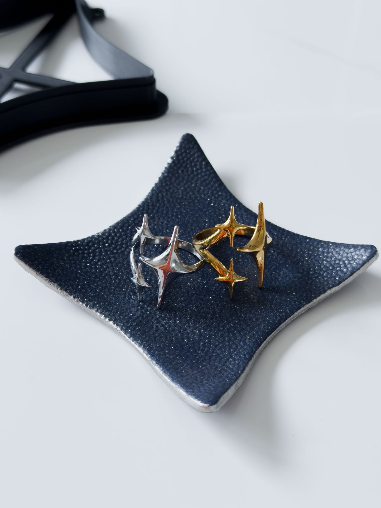 North Star Trinket Dish Polymer Clay Cutter