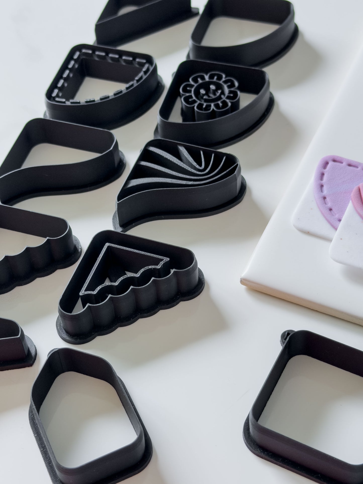 Square Corner Bookmark Polymer Clay Cutters