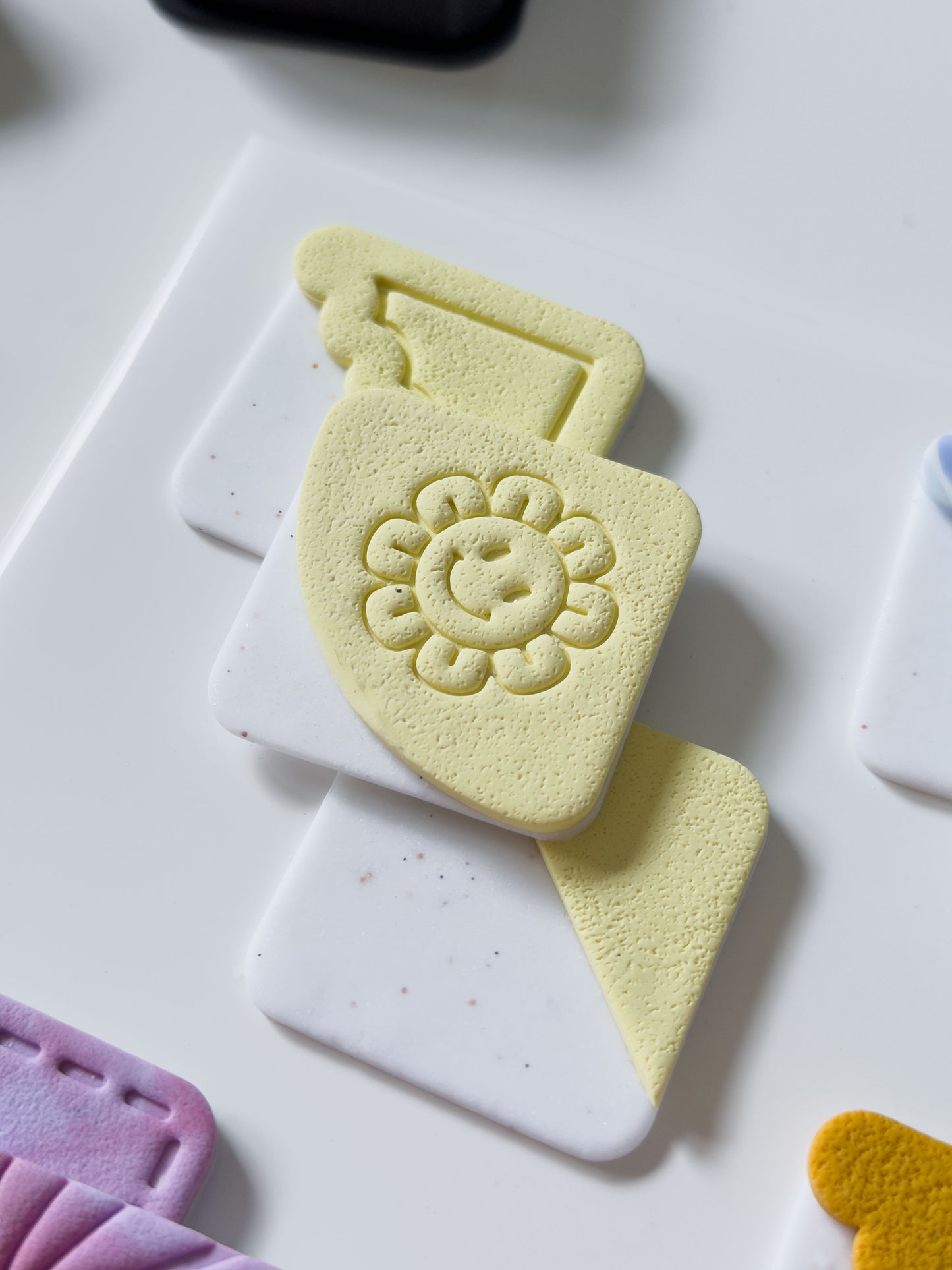 Square Corner Bookmark Polymer Clay Cutters
