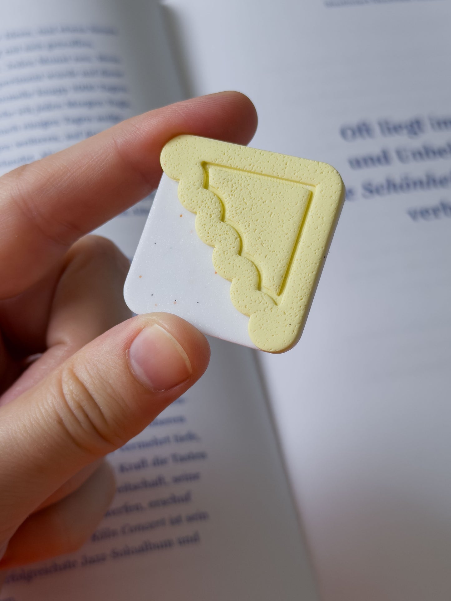 Square Corner Bookmark Polymer Clay Cutters