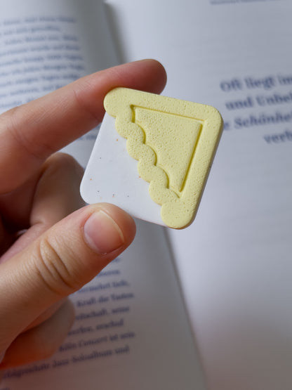Square Corner Bookmark Polymer Clay Cutters