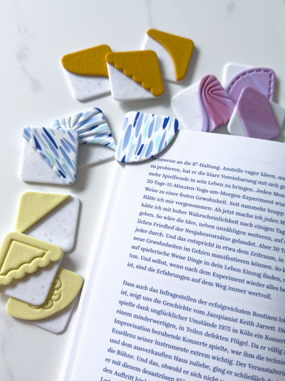 Square Corner Bookmark Polymer Clay Cutters