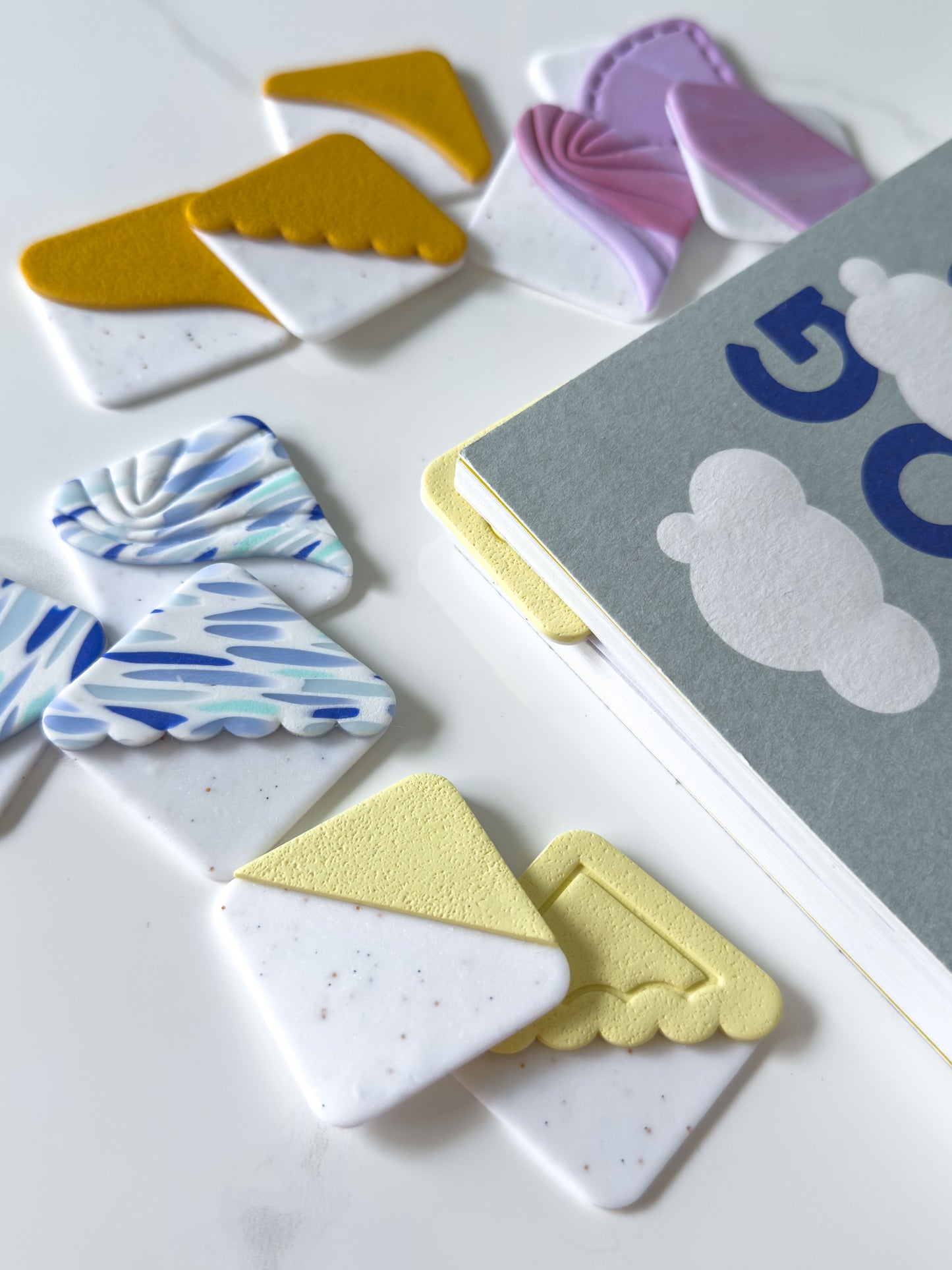 Square Corner Bookmark Polymer Clay Cutters