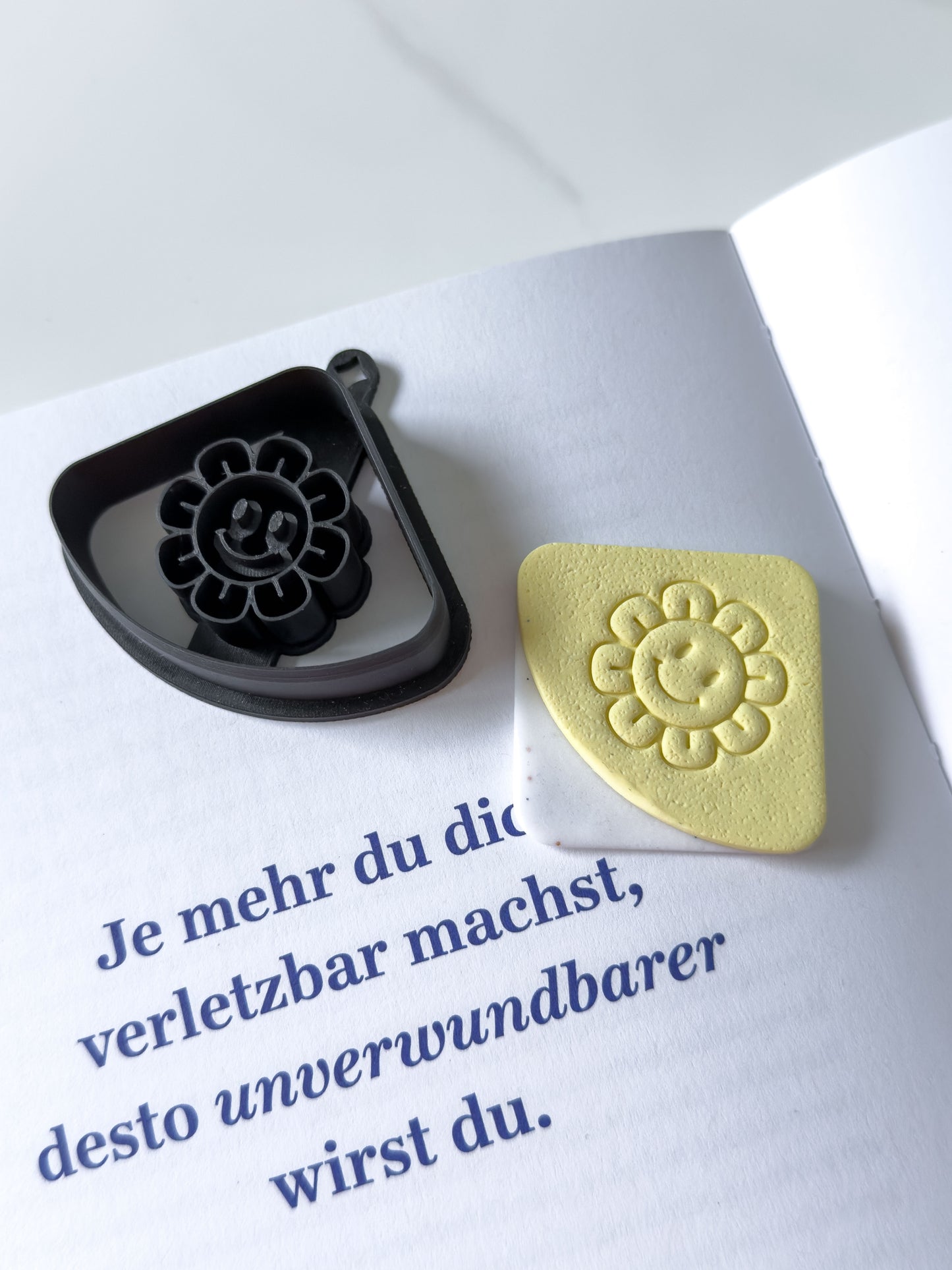 Square Corner Bookmark Polymer Clay Cutters