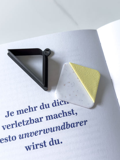 Square Corner Bookmark Polymer Clay Cutters