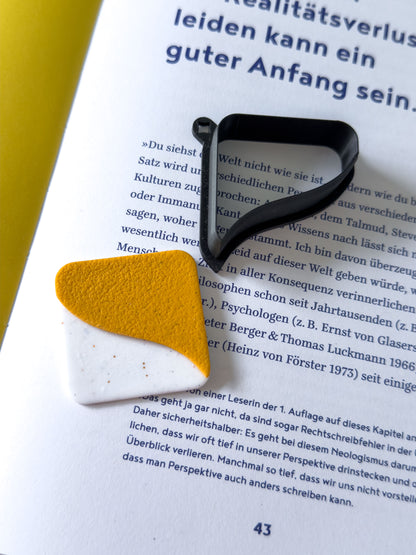 Square Corner Bookmark Polymer Clay Cutters
