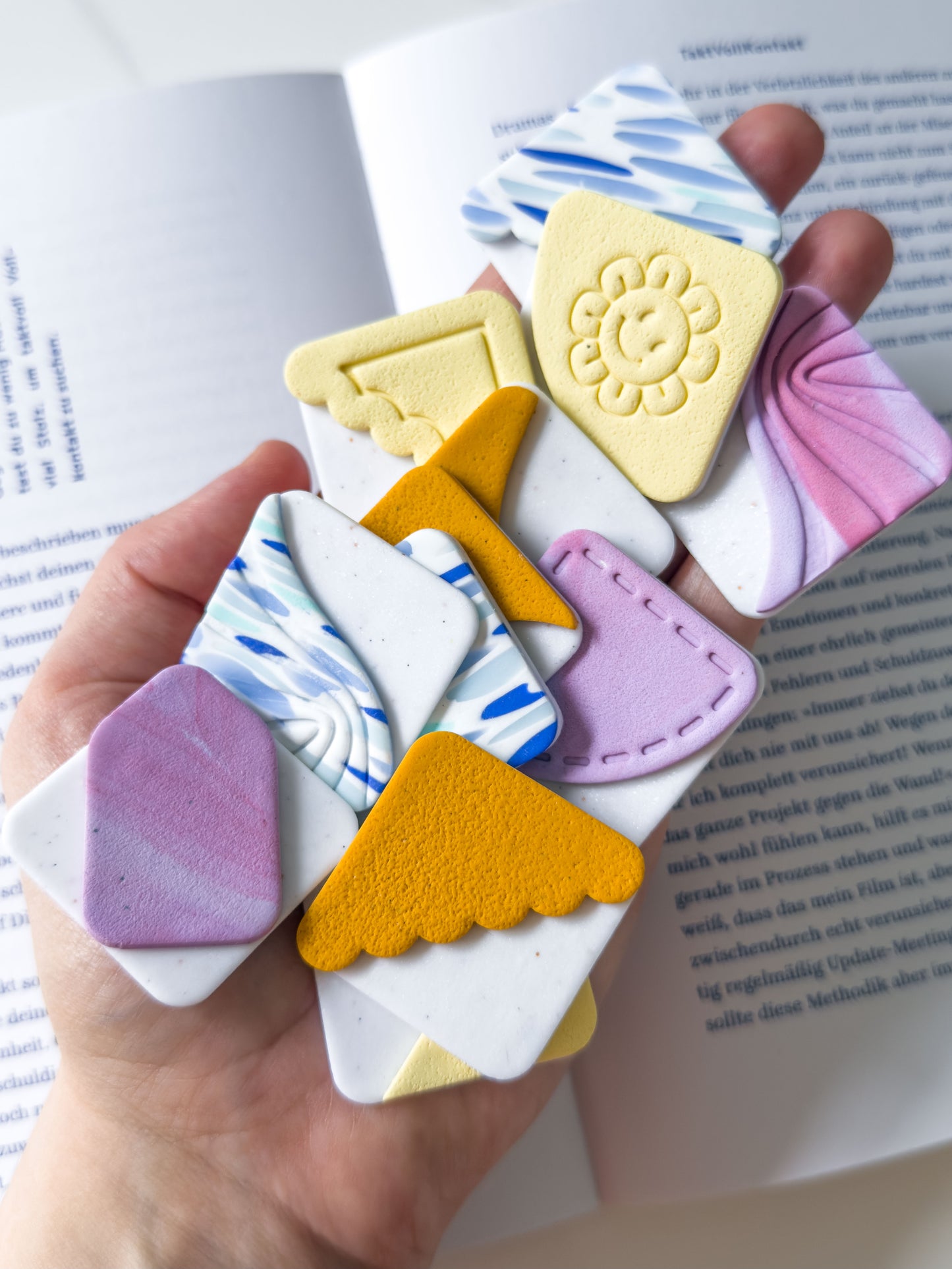 Square Corner Bookmark Polymer Clay Cutters