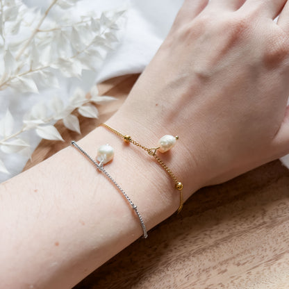 Col T ✦ Armband mit Reis Perle