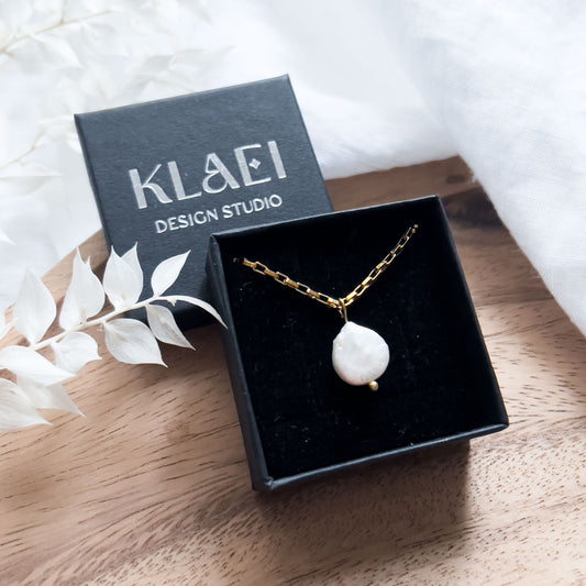 Base Col ✦ COIN Pearl Necklace