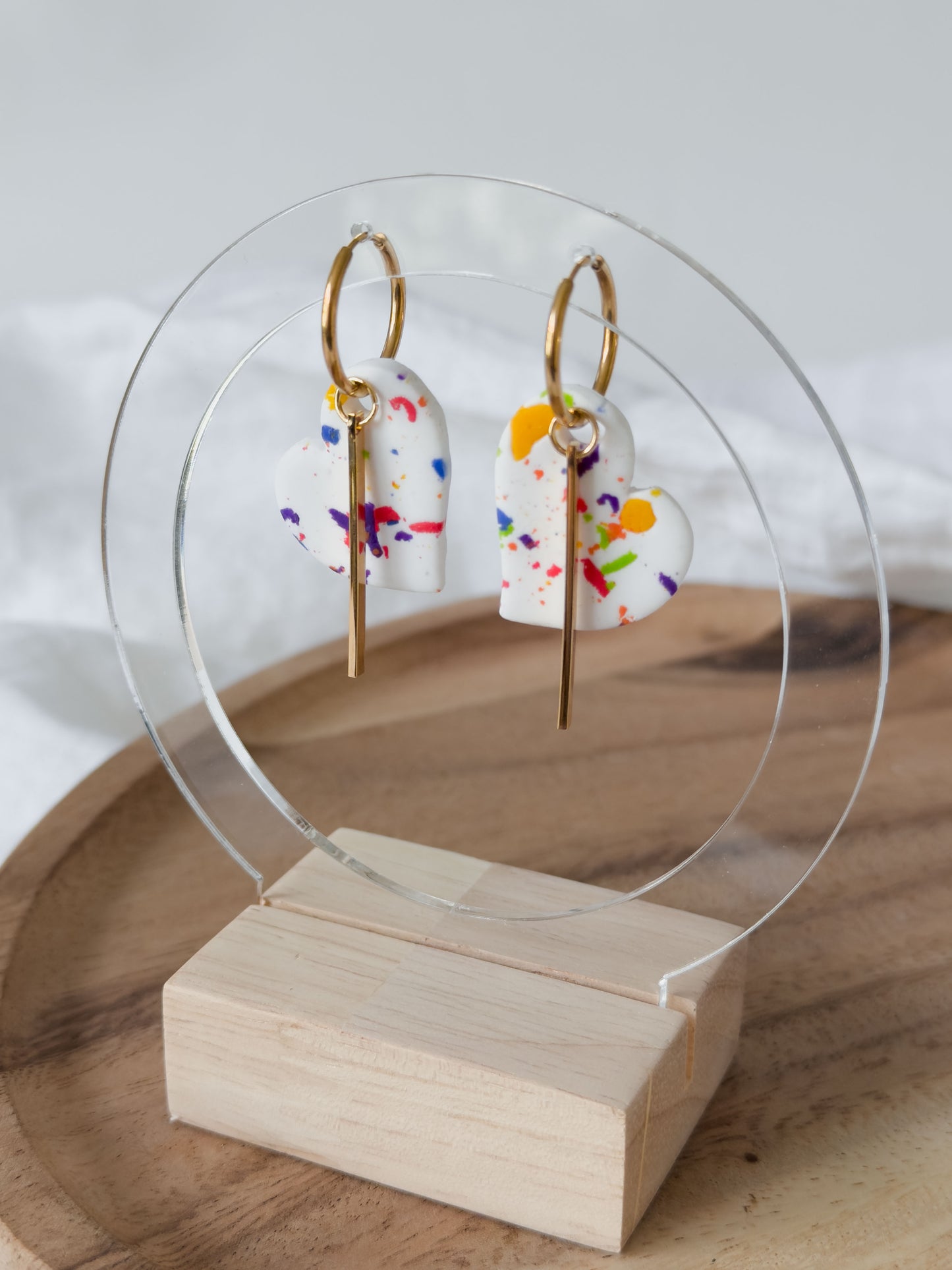 Without Limits Col ✦ Konfetti Mix & Match Herz Creolen