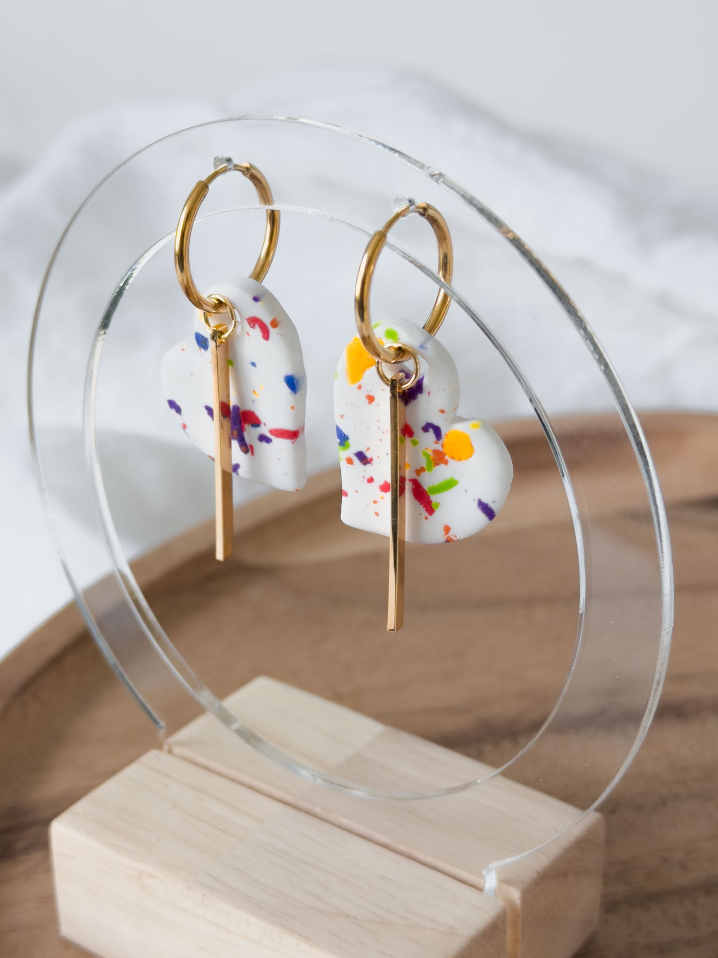 Without Limits Col ✦ Konfetti Mix & Match Herz Creolen