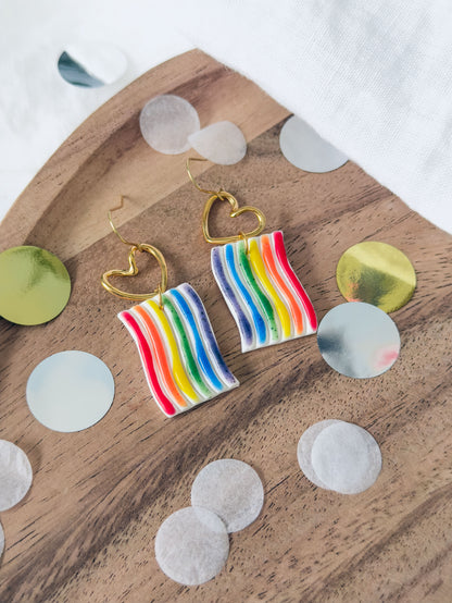Without Limits Col ✦ Pride Regenbogen Ohrringe