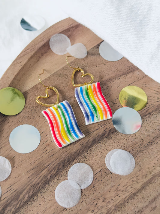 Without Limits Col ✦ Pride Regenbogen Ohrringe