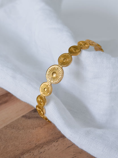 Without Limits Col ✦ Goldener Sonnen Armreif