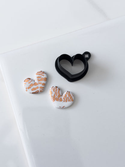 Heart #1 Polymer Clay Cutter