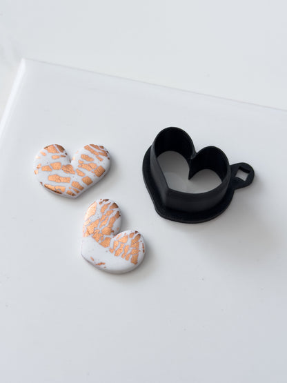 Heart #1 Polymer Clay Cutter