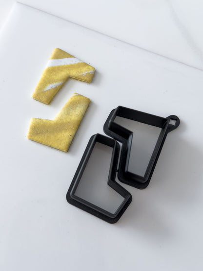 Asymmetrical Puzzle Statement Polymer Clay Cutter