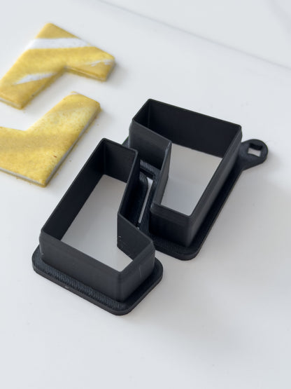 Asymmetrical Puzzle Statement Polymer Clay Cutter