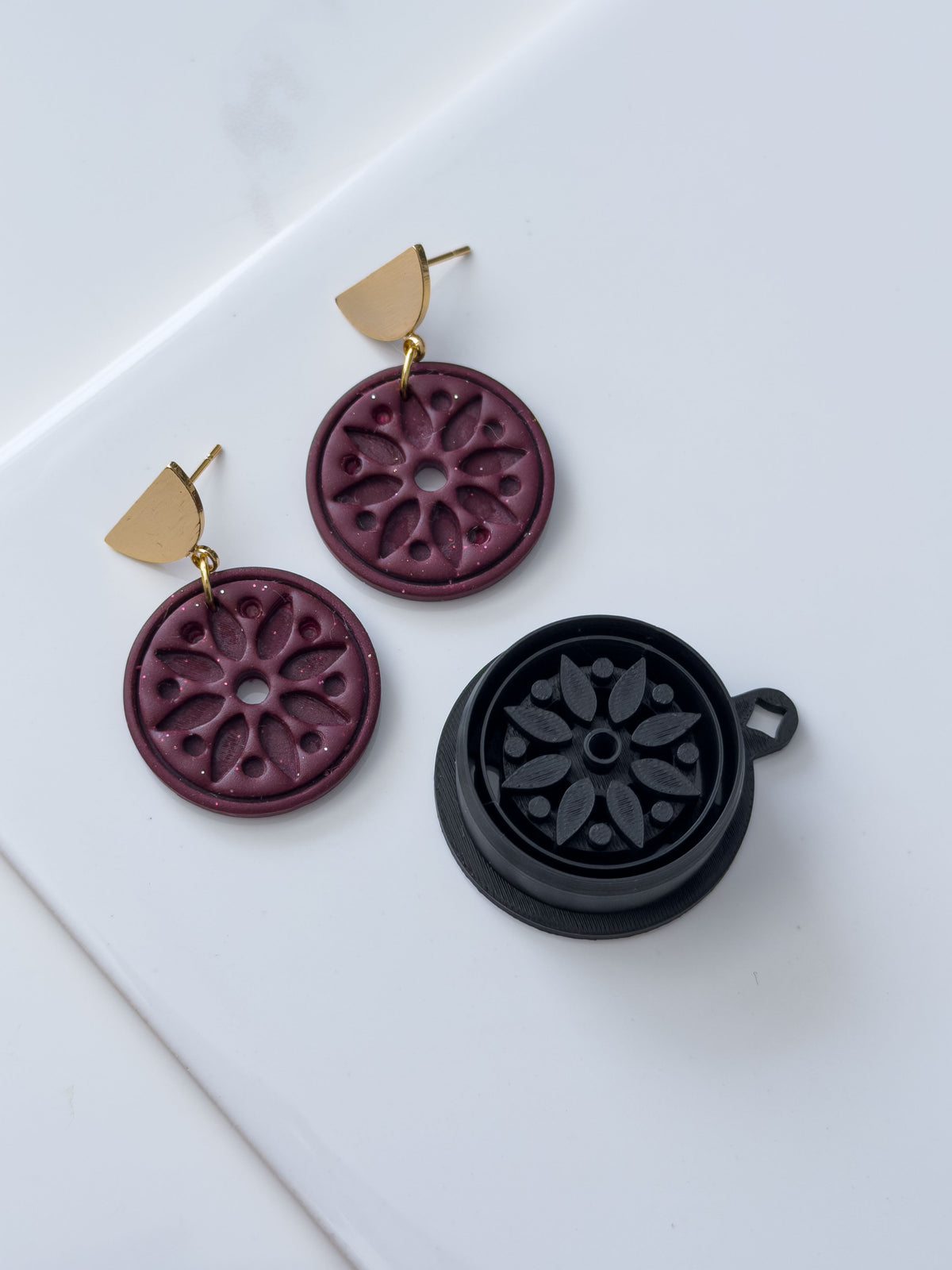 Boho Circle Polymer Clay Cutter