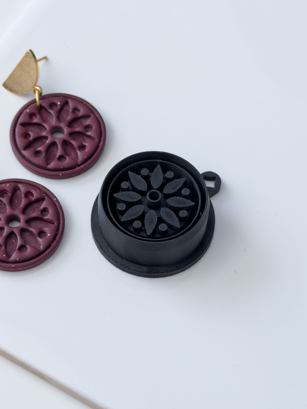 Boho Circle Polymer Clay Cutter