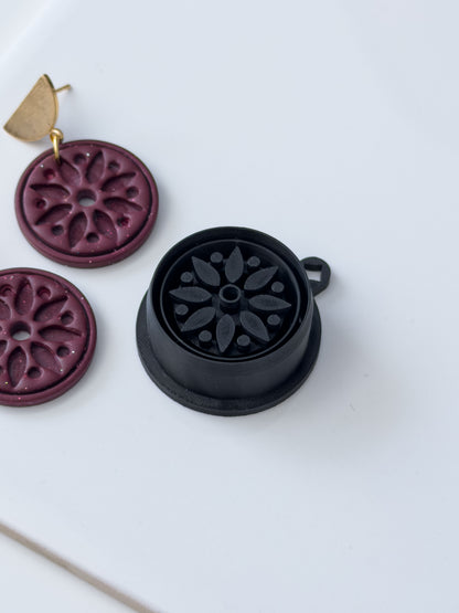 Boho Circle Polymer Clay Cutter