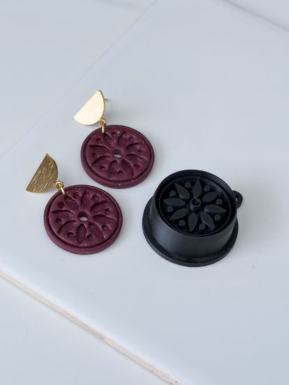 Boho Circle Polymer Clay Cutter