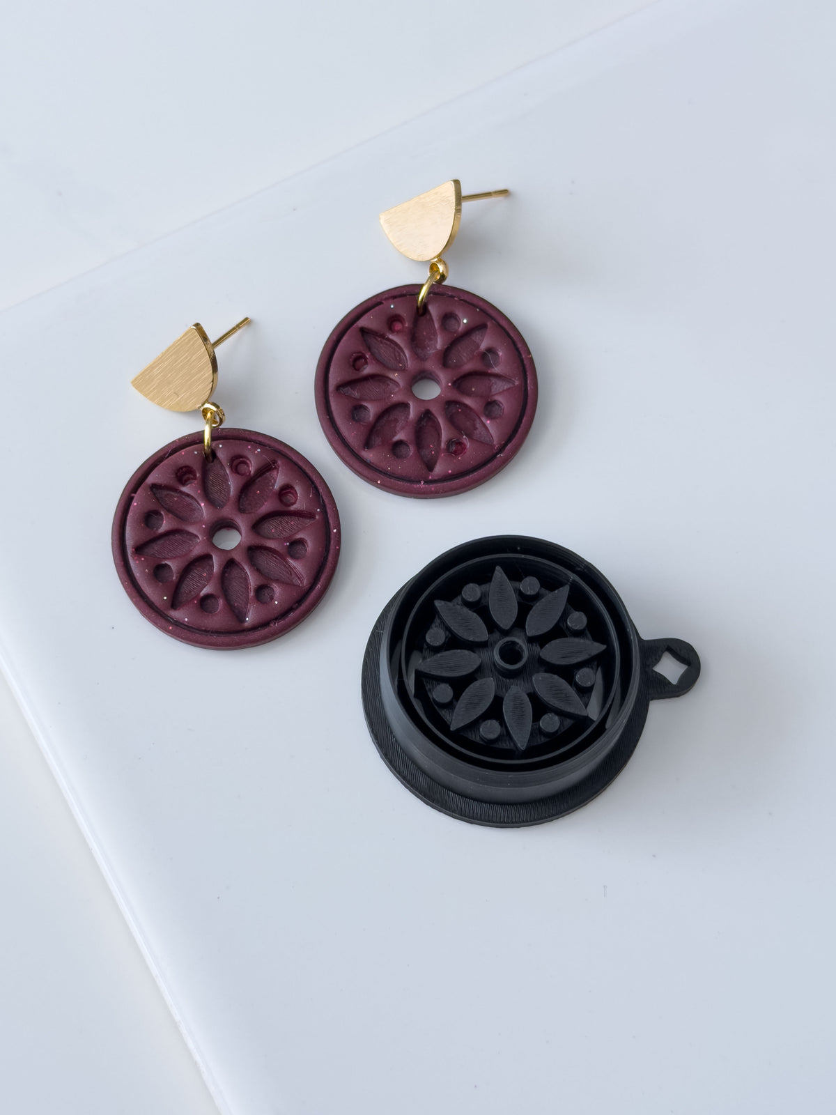 Boho Circle Polymer Clay Cutter