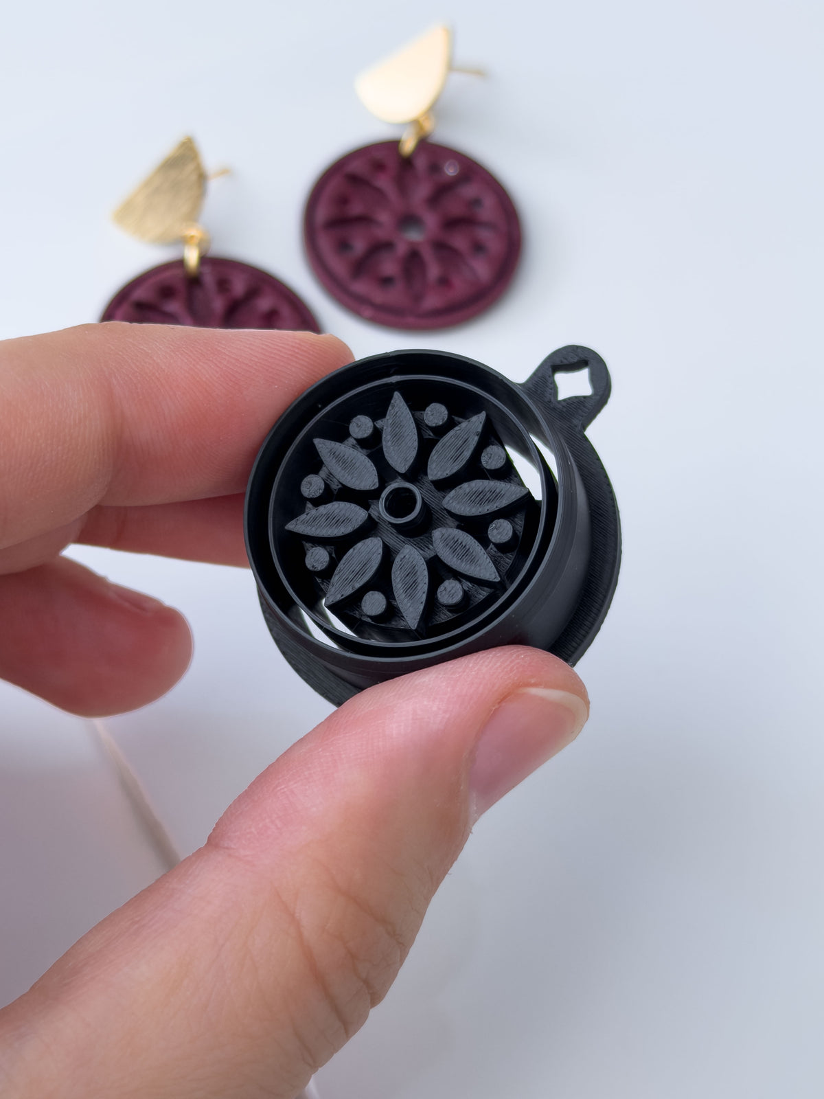 Boho Circle Polymer Clay Cutter