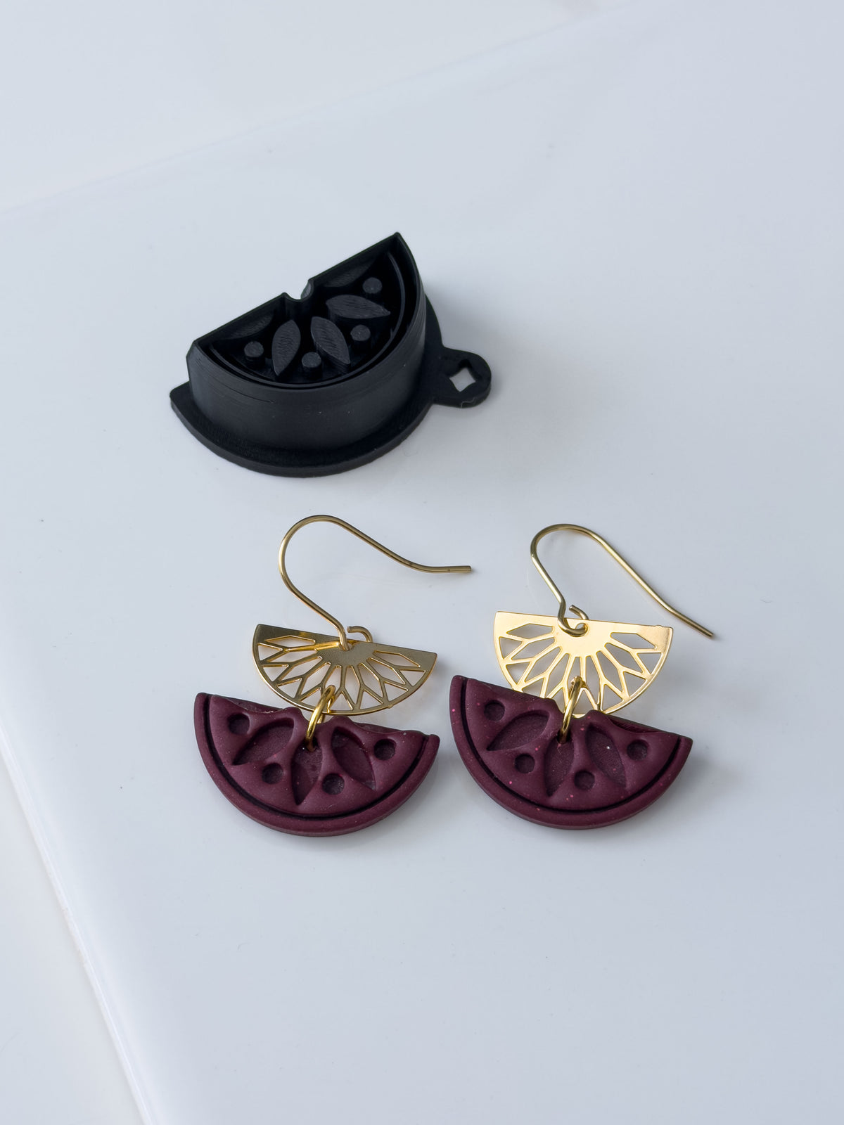 Boho Half-Circle Polymer Clay Cutter