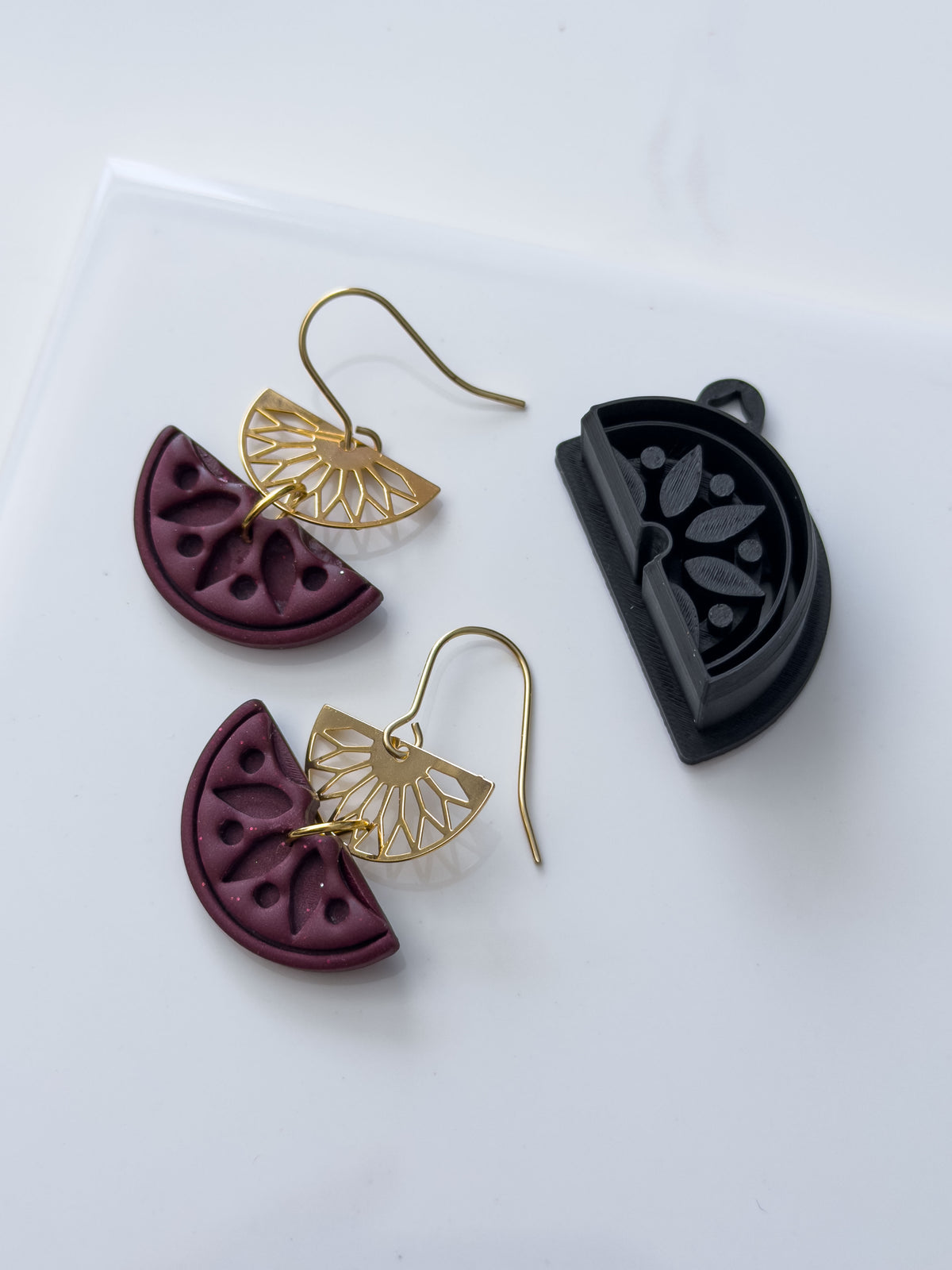 Boho Half-Circle Polymer Clay Cutter