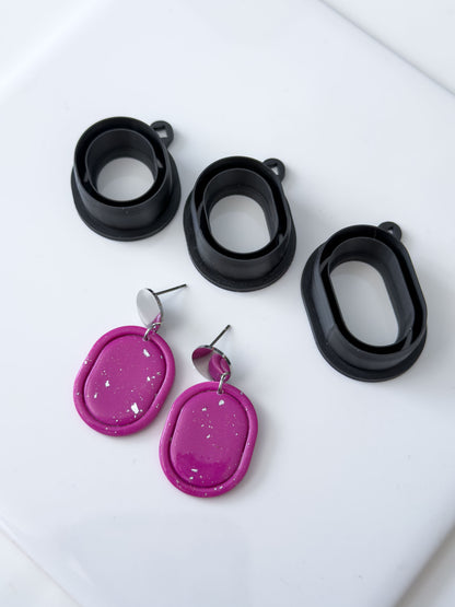 Chunky Framed Oval Polymer Clay Cutter