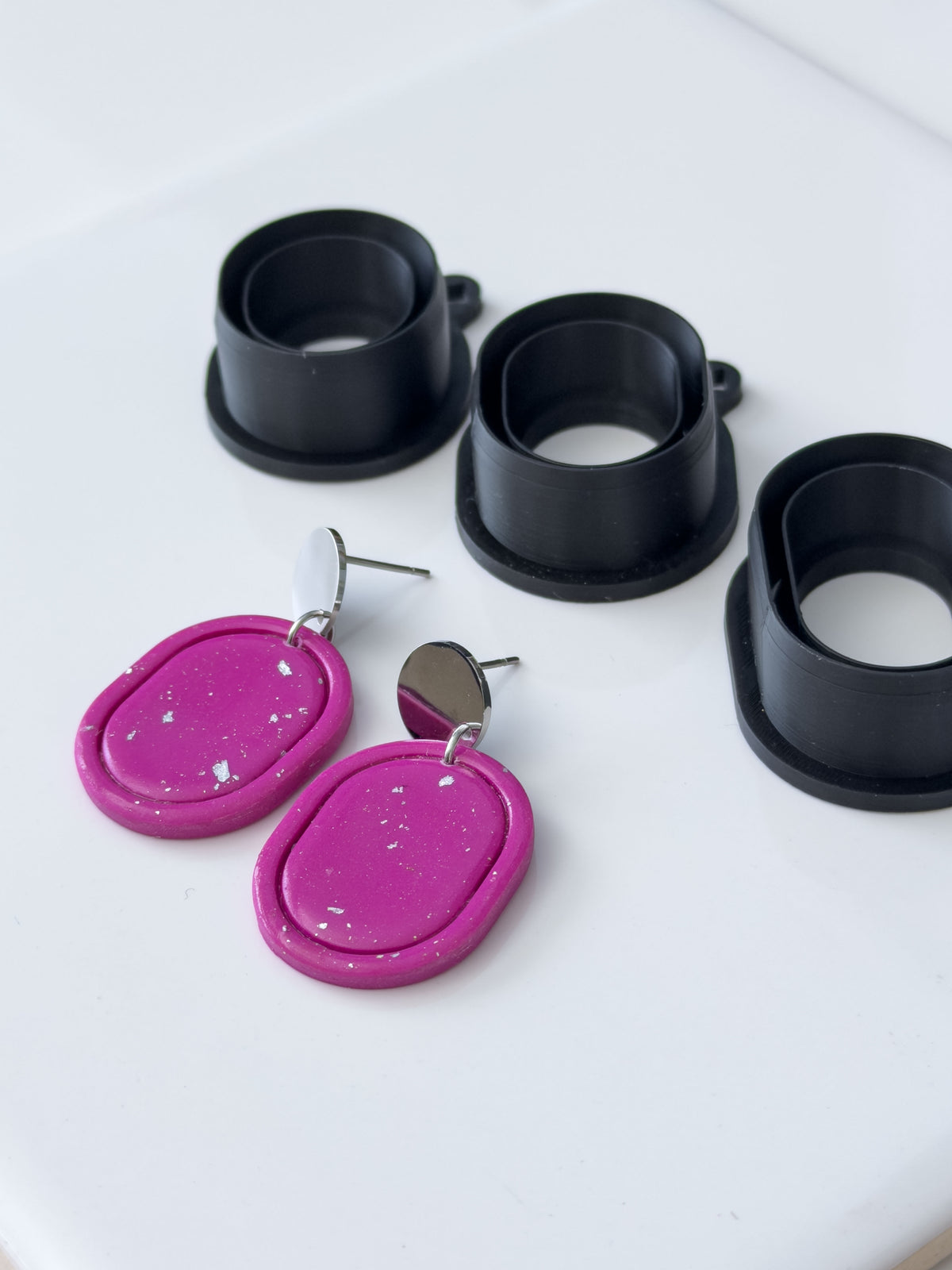 Chunky Framed Oval Polymer Clay Cutter