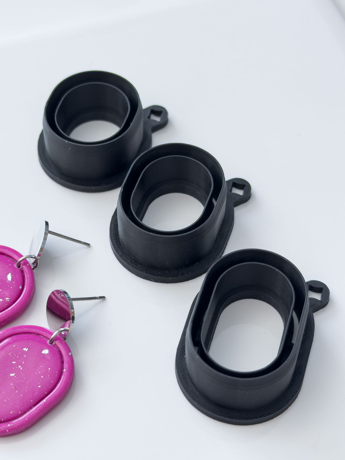 Chunky Framed Oval Polymer Clay Cutter