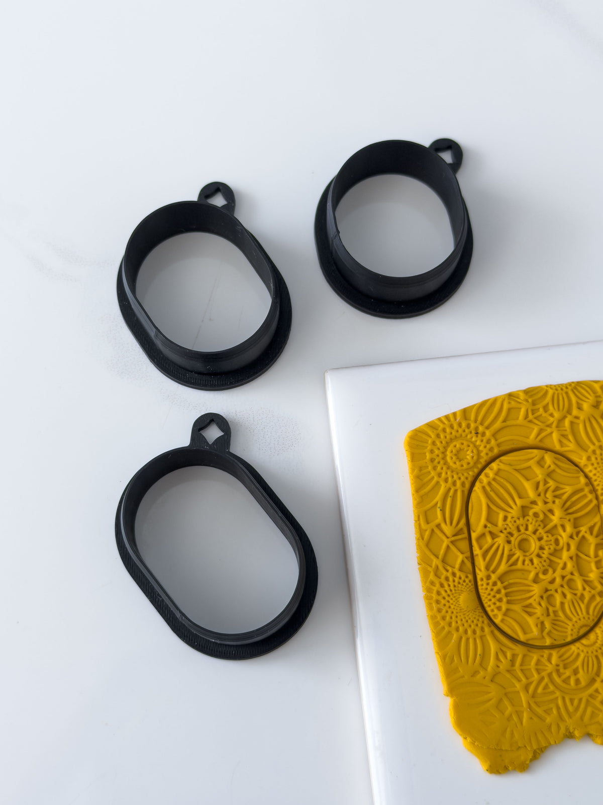 Chunky Oval Polymer Clay Cutter