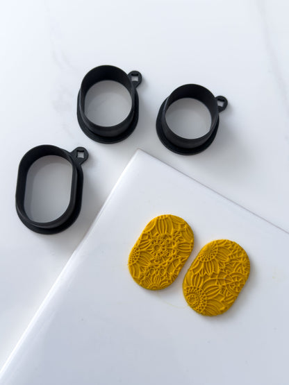 Chunky Oval Polymer Clay Cutter