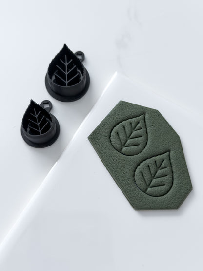 Detailed Birch Leaf Polymer Clay Cutter