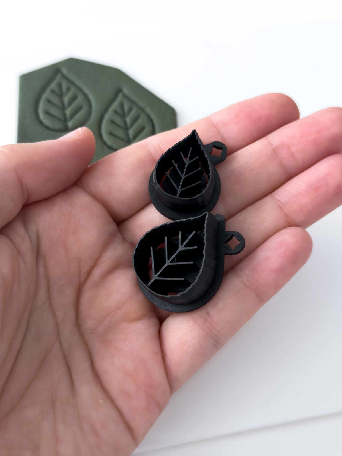 Detailed Birch Leaf Polymer Clay Cutter