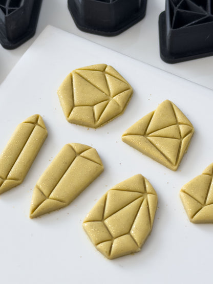 Detailed Gemstone Polymer Clay Cutter