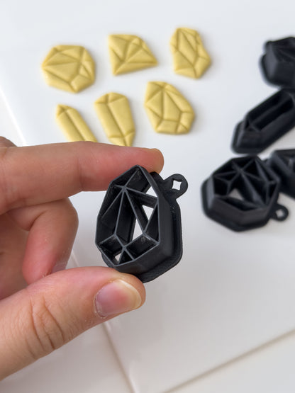 Detailed Gemstone Polymer Clay Cutter