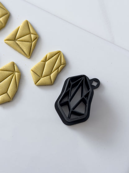 Detailed Gemstone Polymer Clay Cutter